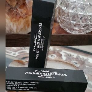 ••2pc LOT MAC Zoom Waterfast Lash Mascara BLACK .28oz•Brand New!